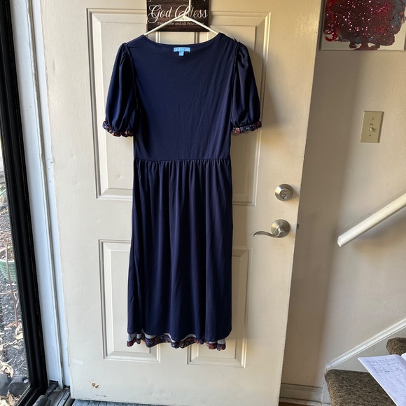 Draper James Dress Women’s Small Multicolor Floral Print V-Neck - Picture 14 of 14